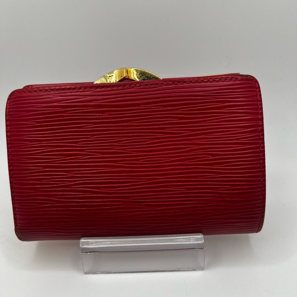 GUC Louis Vuitton Red Epi Compact Wallet - Picture 3 of 8